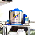 macchina di fabbricazione di ghiaccio industriale del fiocco 5tons per conservazione di raffreddamento dell'industria della pesca