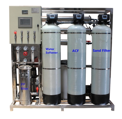 Il sistema di osmosi inversa 1000L/H rimuove il piombo ed il calcio di Flouride del ferro del manganese del sale