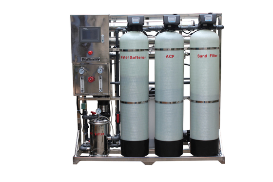 Il sistema di osmosi inversa 1000L/H rimuove il piombo ed il calcio di Flouride del ferro del manganese del sale