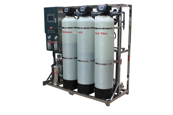 Il sistema di osmosi inversa 1000L/H rimuove il piombo ed il calcio di Flouride del ferro del manganese del sale