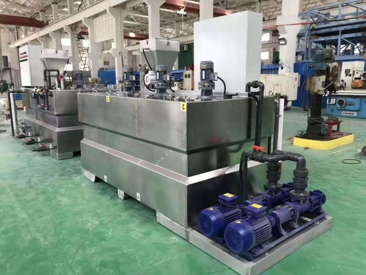Polvere asciutta chimica automatica 5000L/H che dosa dispositivo per le macchine di disidratazione dei fanghi